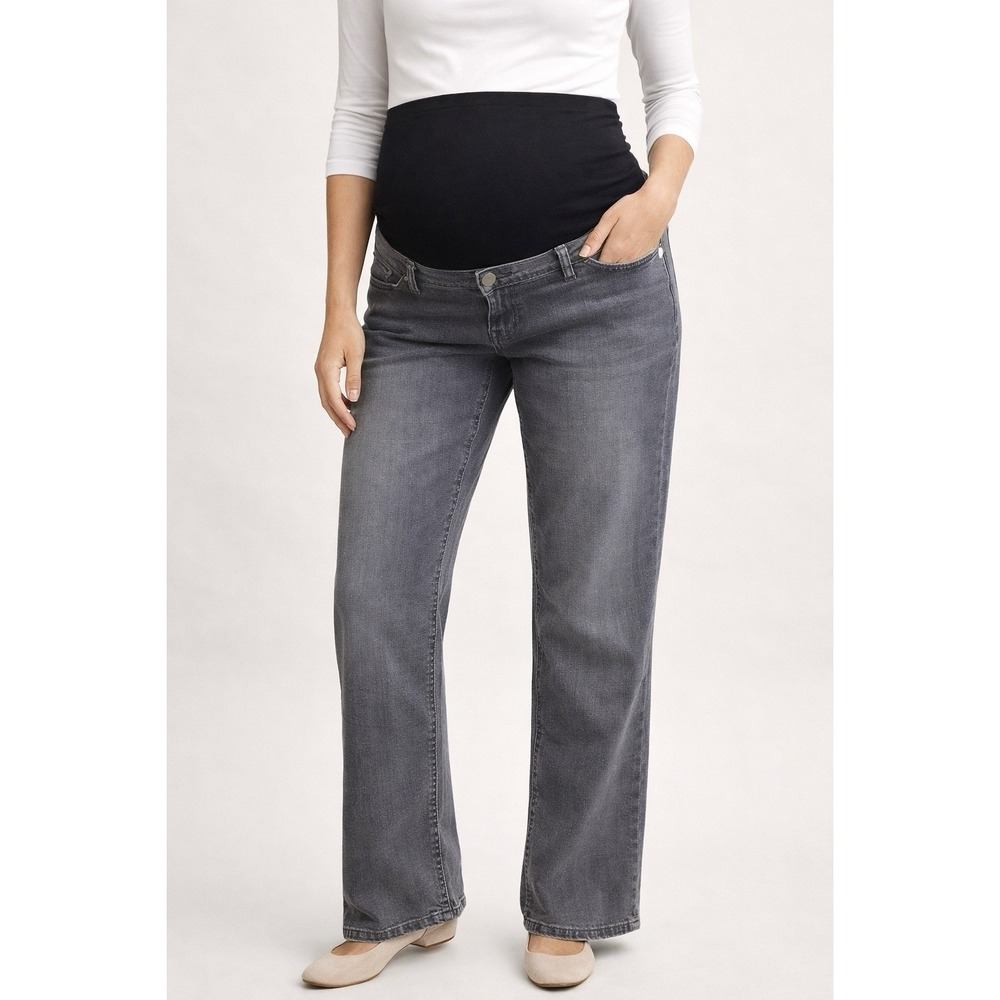 *NEW* gap maternity jeans/Gray Wash/32/14 Regular Waist Band Straight Leg Comfor